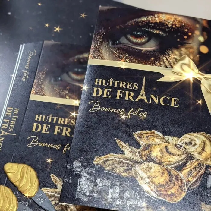 Impression bourriches huîtres